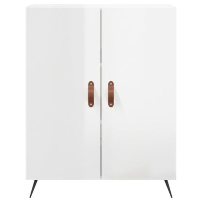 Skjenk Høyglans Hvit 69,5x34x90 cm