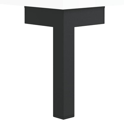 Skjenk Høyglans Hvit 69,5x34x90 cm