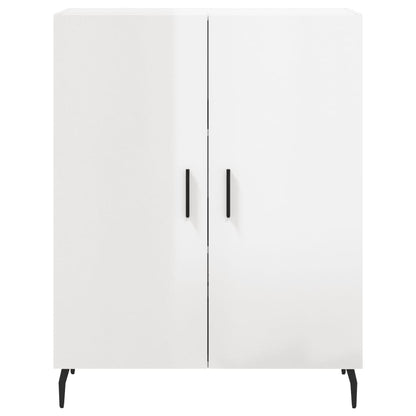 Skjenk Høyglans Hvit 69,5x34x90 cm