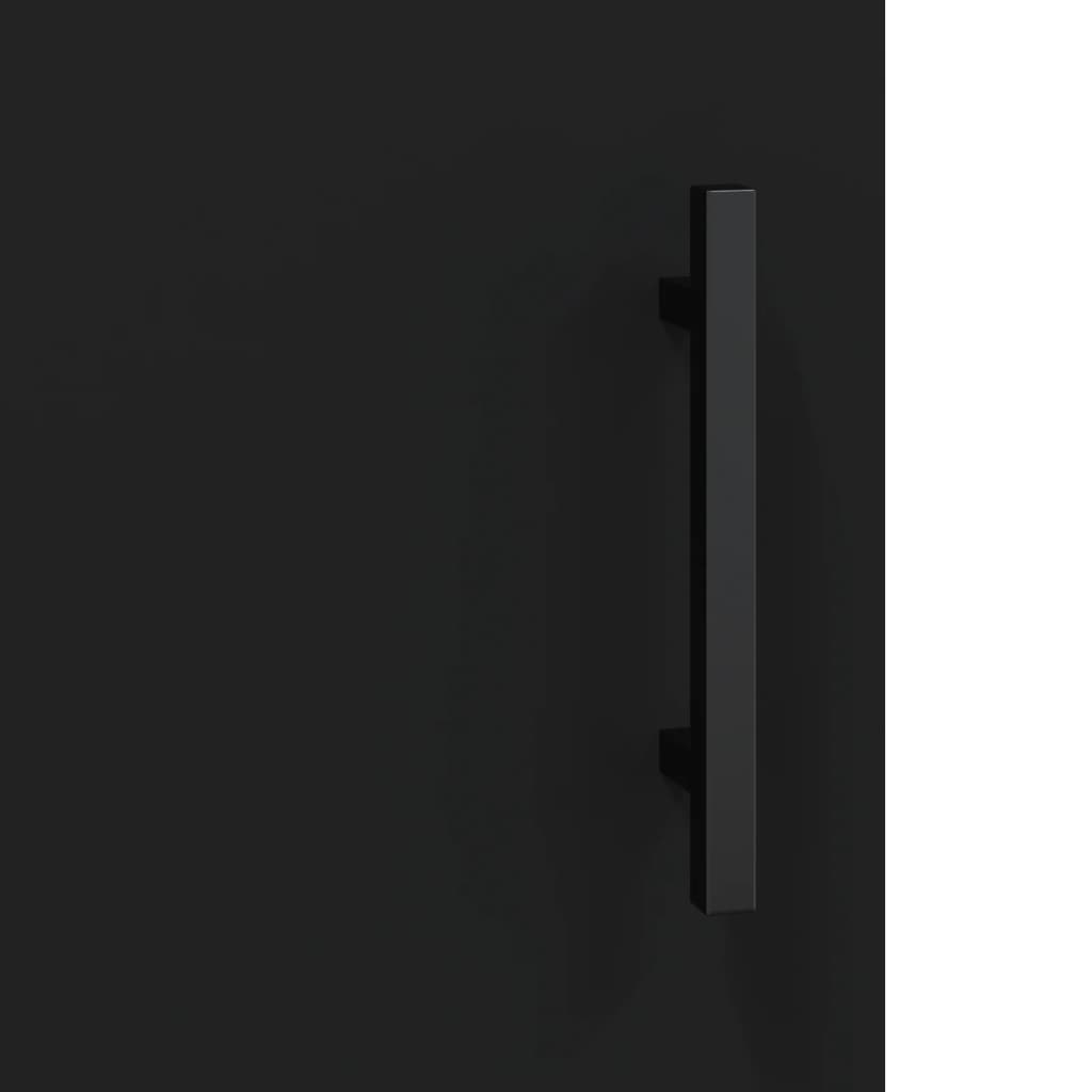 Skjenk Svart 69,5x34x90 cm