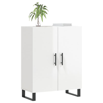 Skjenk Høyglans Hvit 69,5x34x90 cm