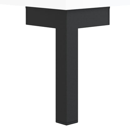 Skjenk Høyglans Hvit 69,5x34x90 cm