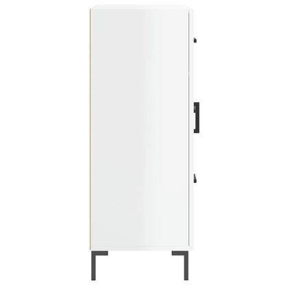 Skjenk Høyglans Hvit 69,5x34x90 cm