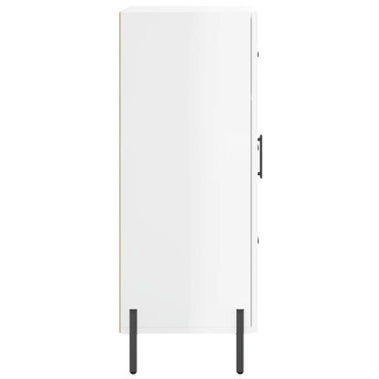 Skjenk Høyglans Hvit 69,5x34x90 cm