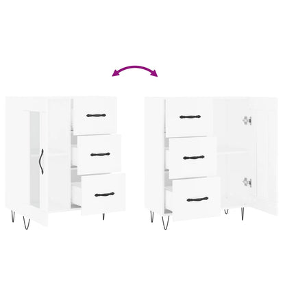 Skap Hvit 69,5x34x90 cm