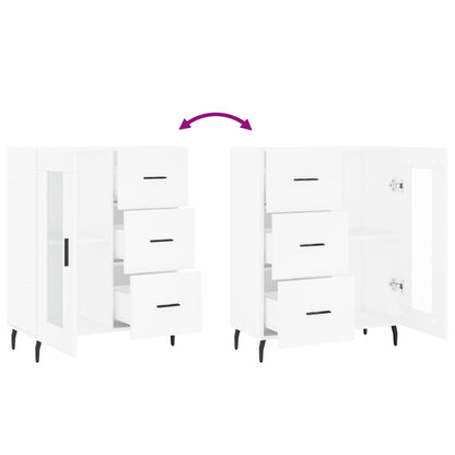 Skjenk Hvit 69,5x34x90 cm