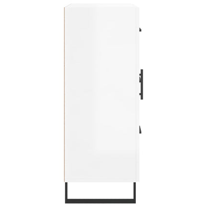 Skjenk Høyglans Hvit 69,5x34x90 cm