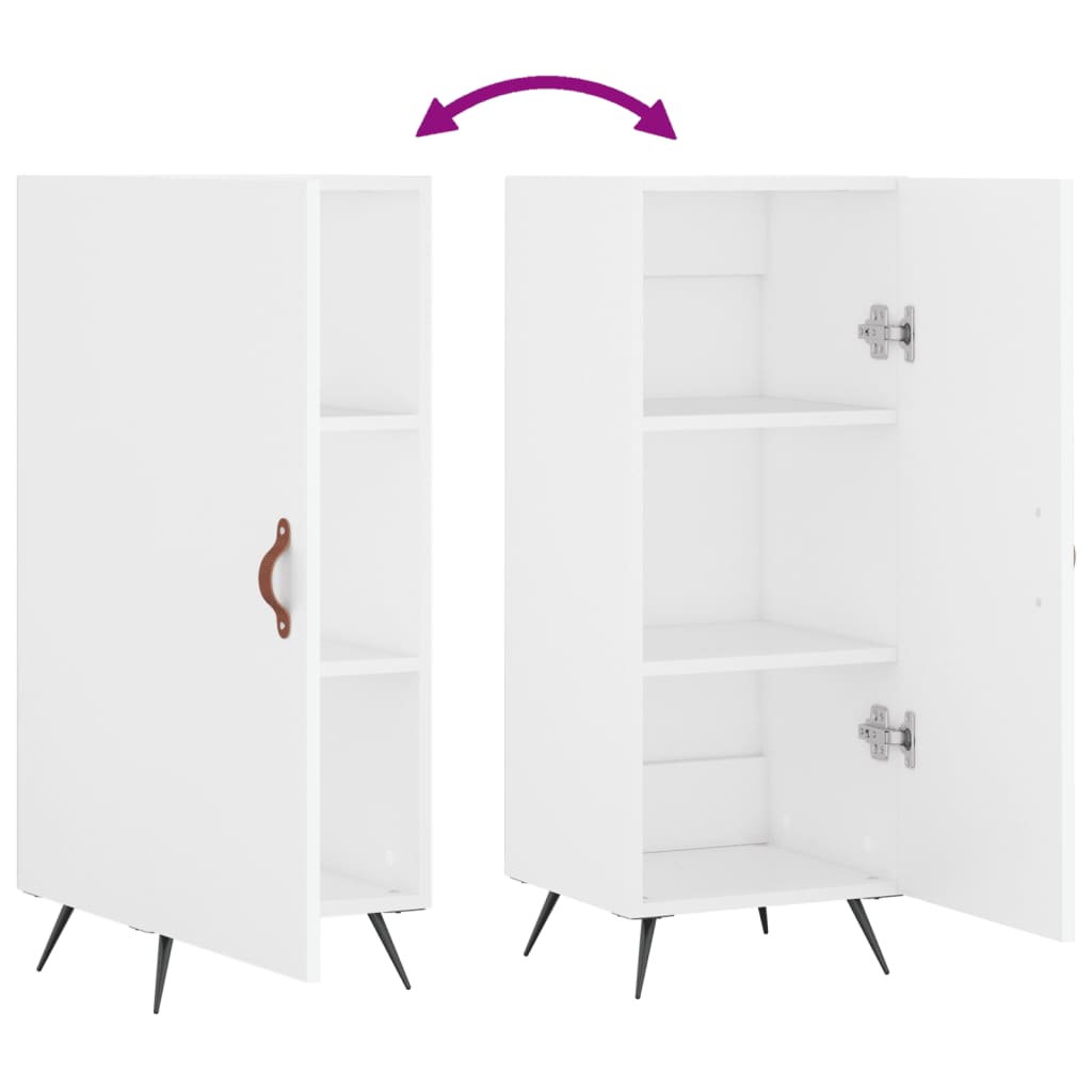 Skjenk Hvit 34,5x34x90 cm