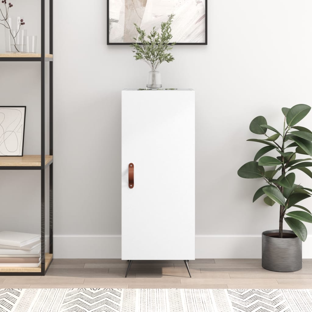 Skjenk Hvit 34,5x34x90 cm