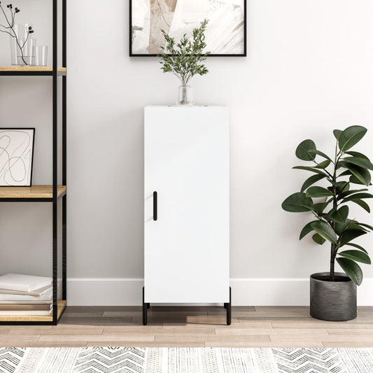 Skjenk Hvit 34,5x34x90 cm