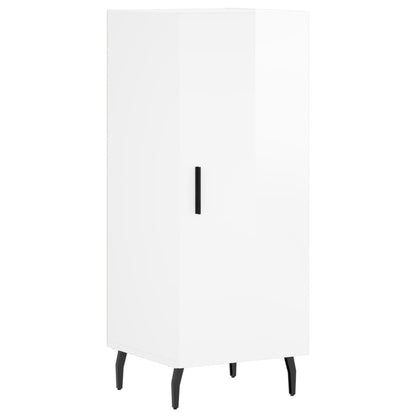 Skjenk Høyglans Hvit 34,5x34x90 cm