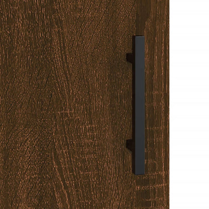 Skjenk Brun Eik 34,5x34x90 cm