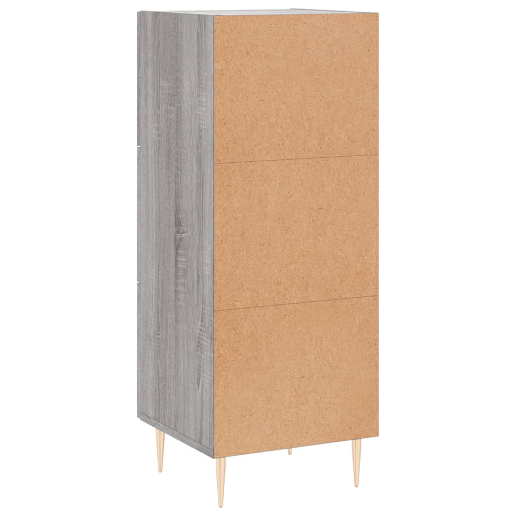 Skjenk Sonoma Grå 34,5x34x90 cm