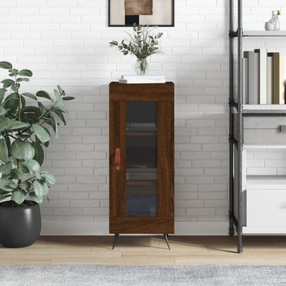 Skjenk Brun Eik 34,5x34x90 cm