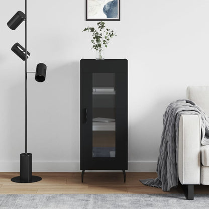 Skjenk Svart 34,5x34x90 cm