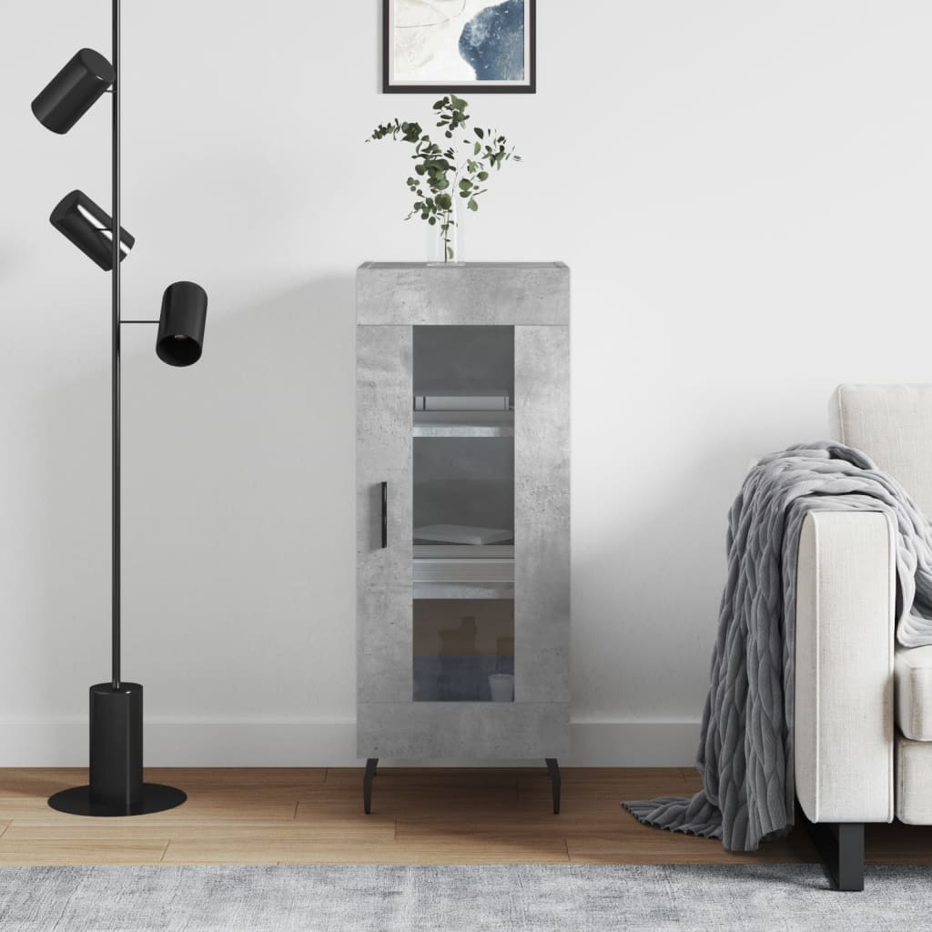 Skjenk Betonggrå 34,5x34x90 cm