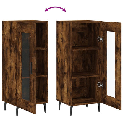 Skjenk røkt eik 34,5x34x90 cm konstruert tre