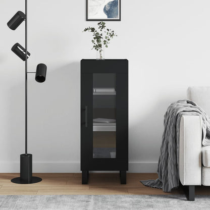 Skjenk Svart 34,5x34x90 cm