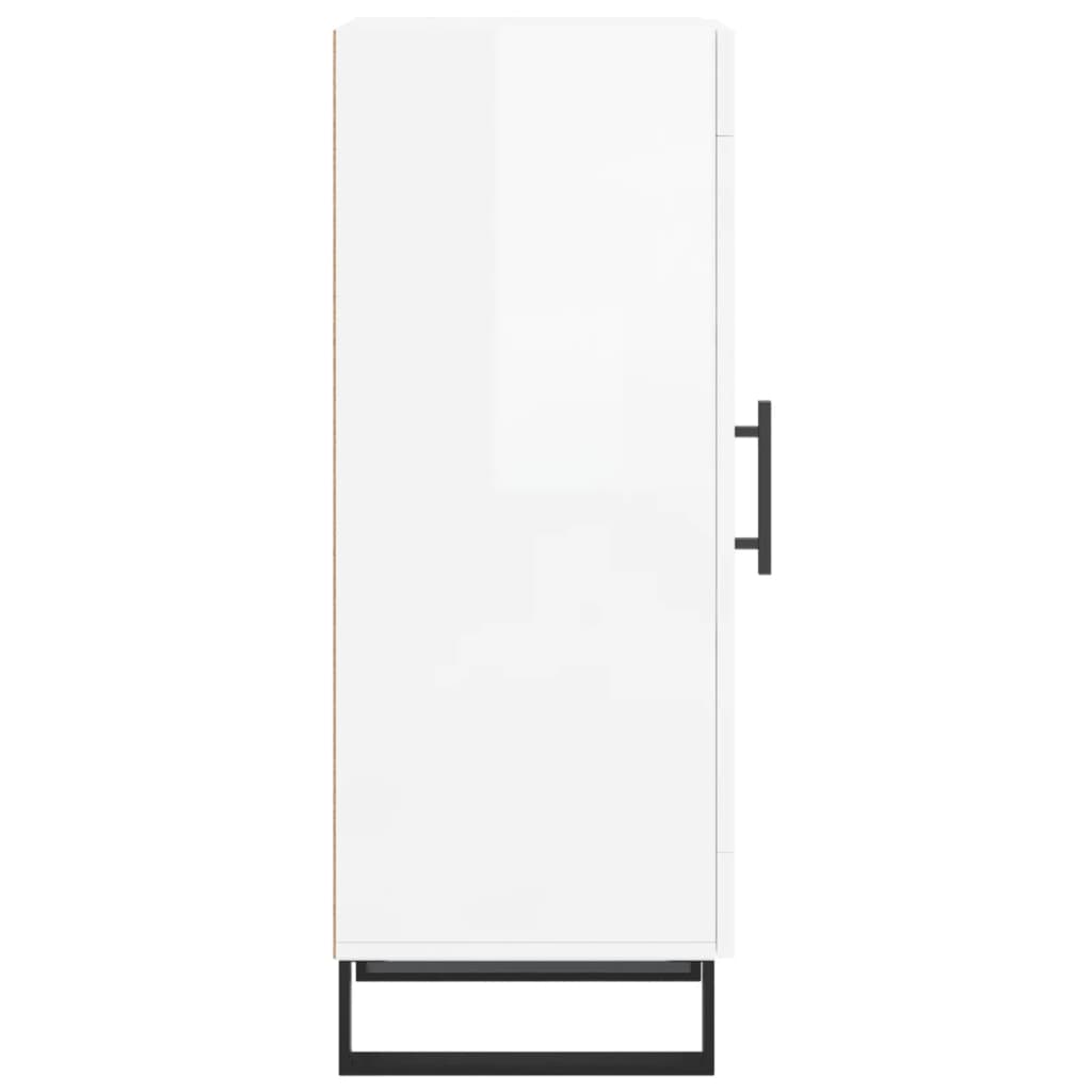 Skjenk Høyglans Hvit 34,5x34x90 cm