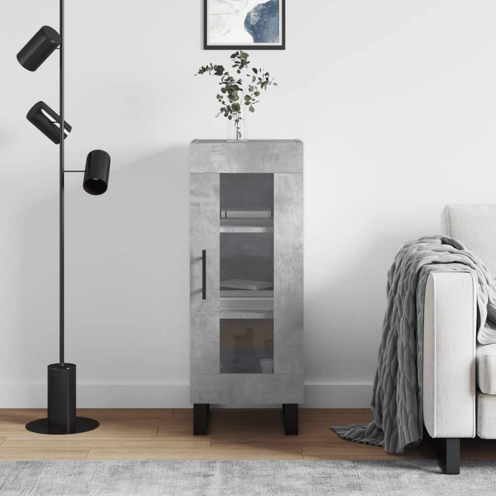 Skjenk Betonggrå 34,5x34x90 cm