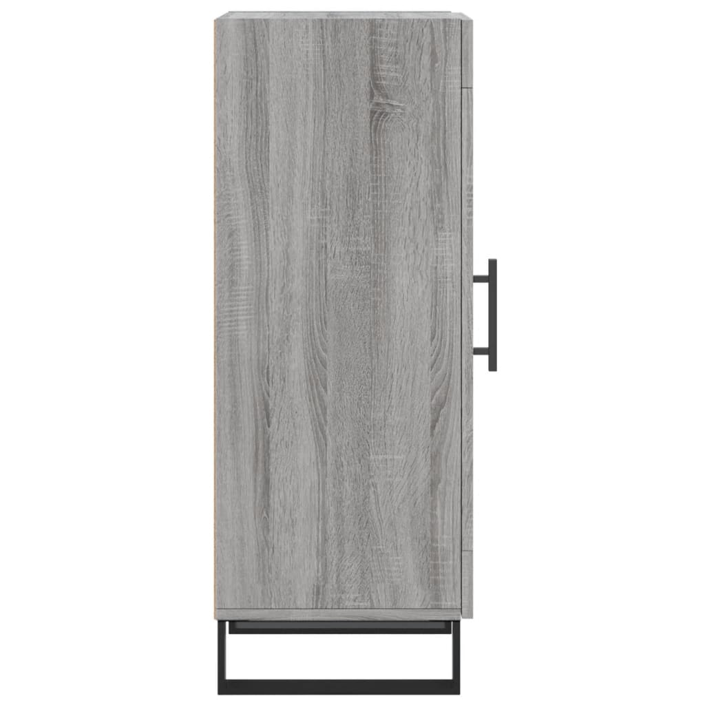 Skjenk grå sonoma 34,5x34x90 cm konstruert tre