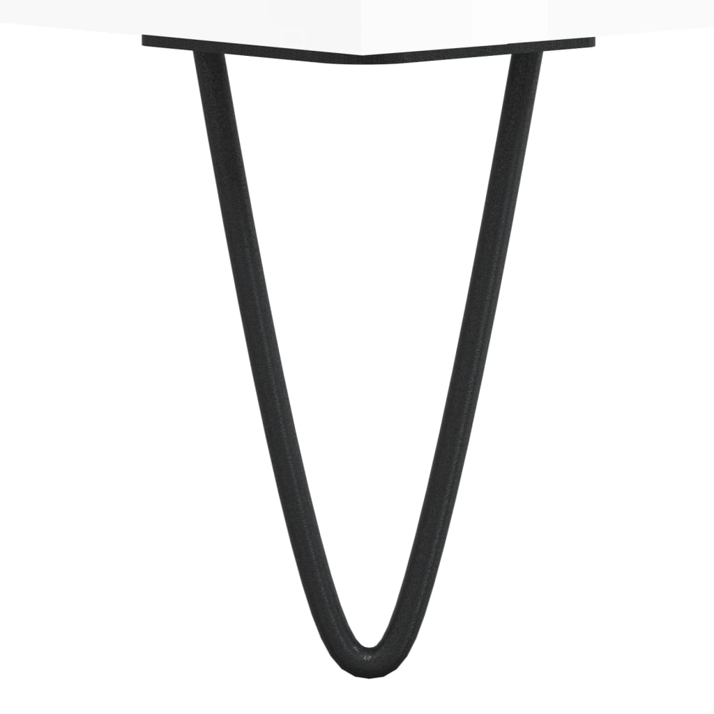 Skjenk Høyglans Hvit 69,5x34x90 cm