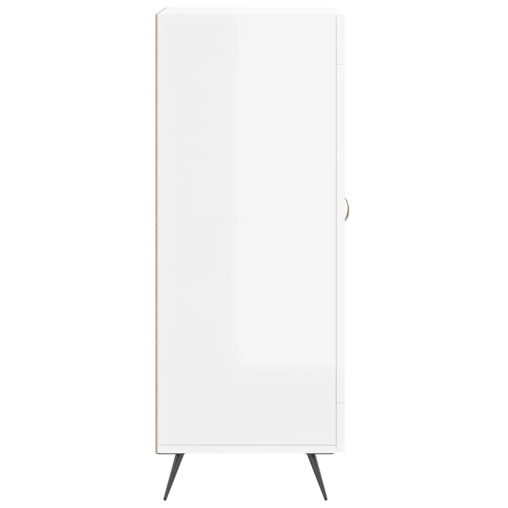 Skjenk Høyglans Hvit 34,5x34x90 cm