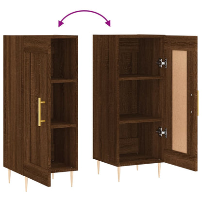 Skjenk Brun Eik 34,5x34x90 cm