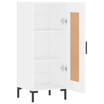 Skjenk hvit 34,5x34x90 cm konstruert tre