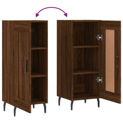 Skjenk Brun Eik 34,5x34x90 cm