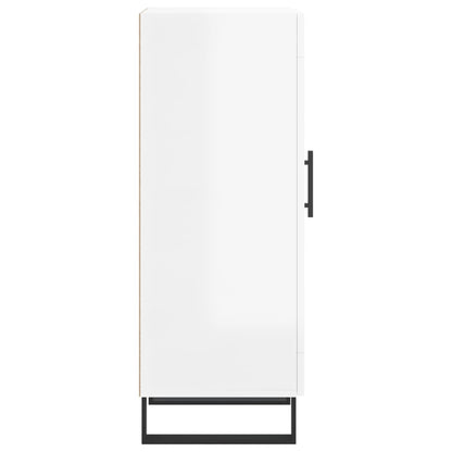 Skjenk Høyglans Hvit 34,5x34x90 cm