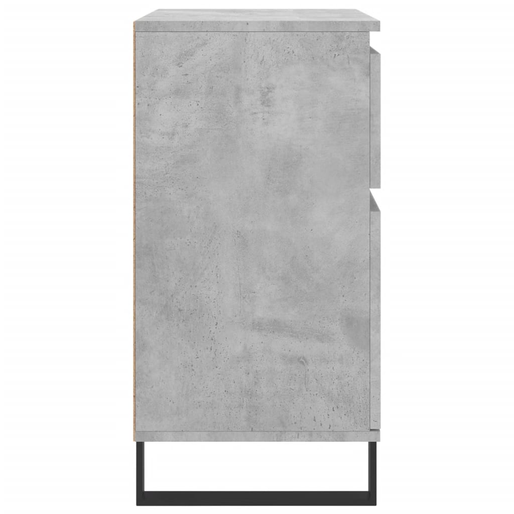 Kommode Betonggrå 60x35x70 cm