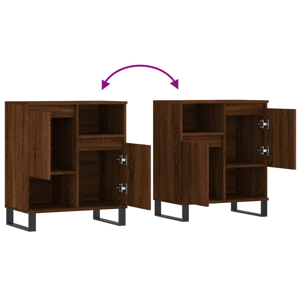 Kommode Brun Eik 60x35x70 cm