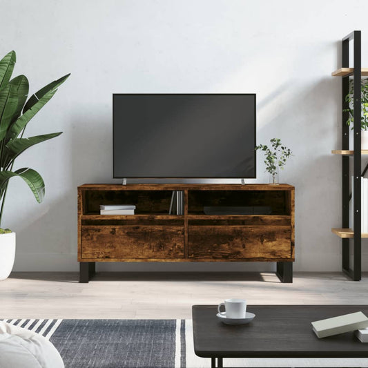 TV-Møbel Røkt Eik TV-benk 100x34,5x44,5 cm