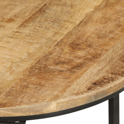 Salongbord Sofabord Tre 3 stk grovt heltre mangotre