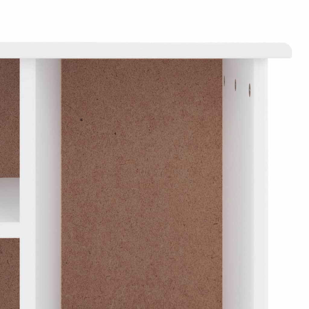 Skoskap Skohylle Skobenk Hvit Skobenk ALTA Hvit 100x35x45 cm heltre furu