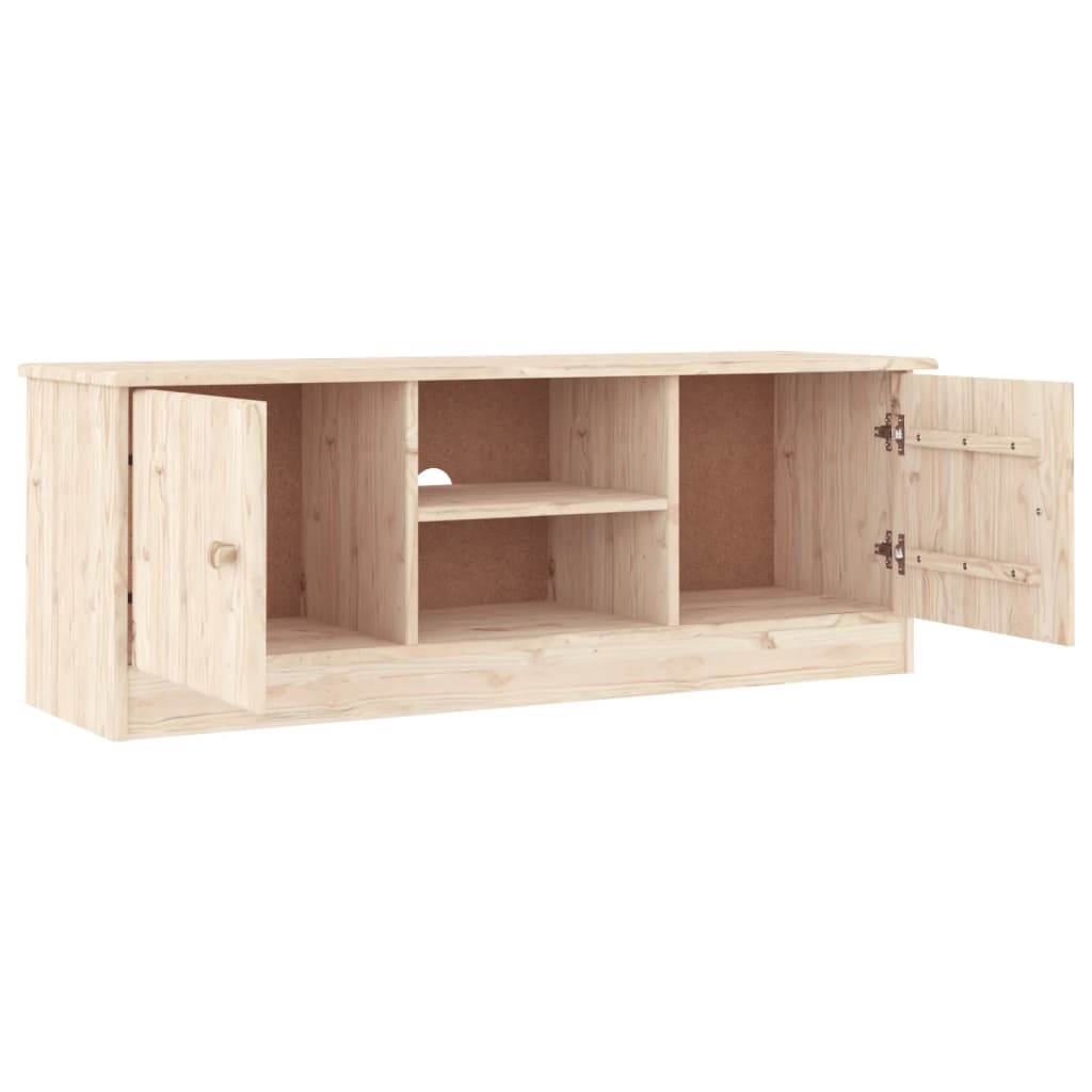 TV-benk ALTA 112x35x41 cm heltre furu