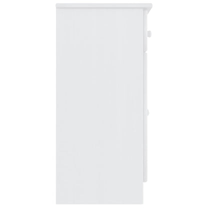 Skjenk Hvit ALTA 77x35x73 cm heltre furu