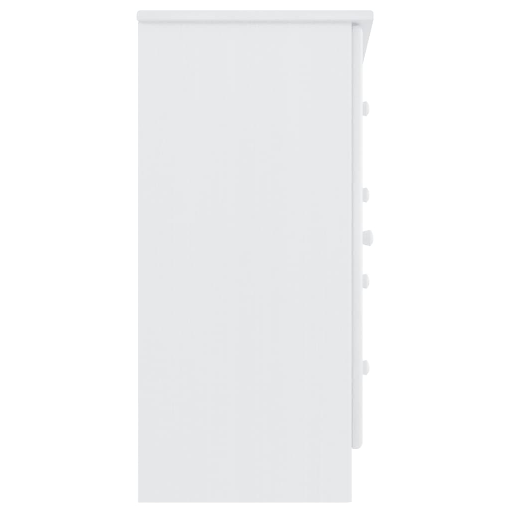 Skjenk Hvit ALTA 77x35x73 cm heltre furu