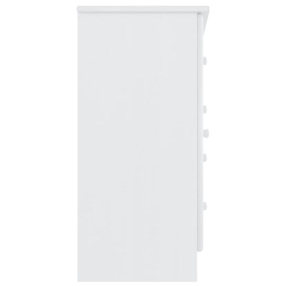 Skjenk Hvit ALTA 77x35x73 cm heltre furu