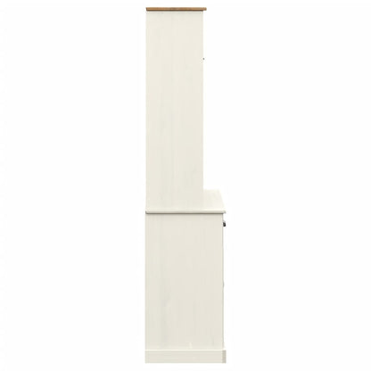 Skap Hvit VIGO 78x40x175 cm heltre furu