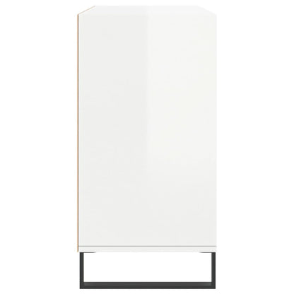 Skjenk Høyglans Hvit 103,5x35x70 cm