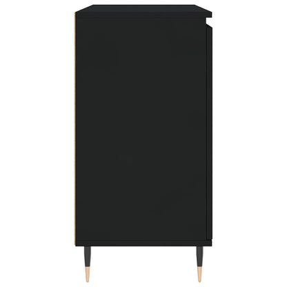 Skjenk Svart Eik 104x35x70 cm