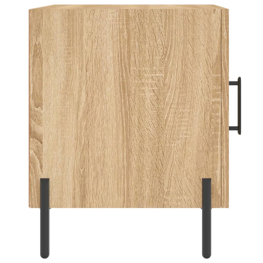 Nattbord Sengbord sonoma eik 40x40x50 cm konstruert tre