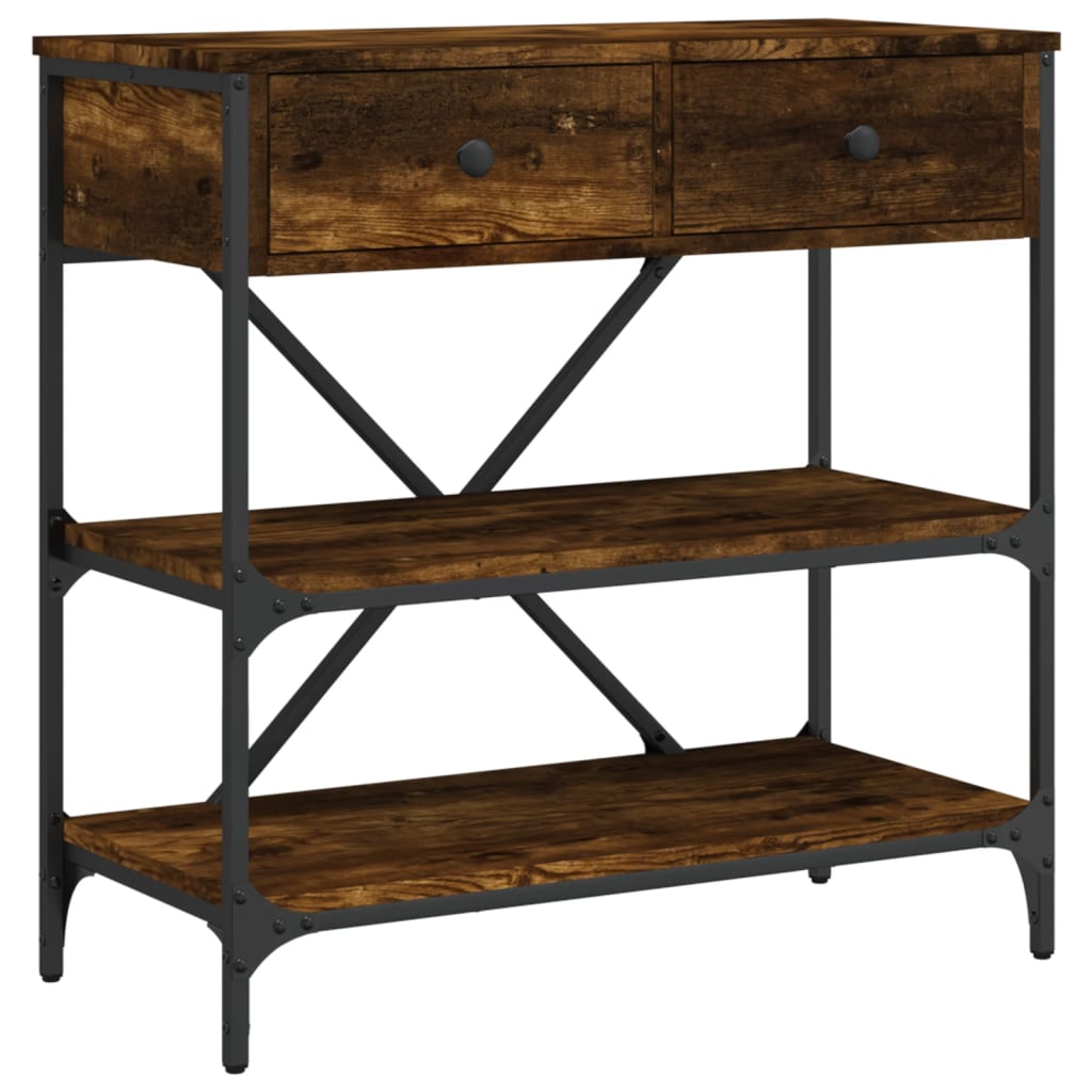 Avlastningsbord Konsollbord Sonoma Eik 75x34,5x75 cm