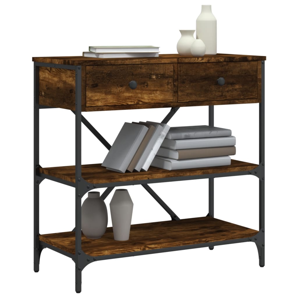 Avlastningsbord Konsollbord Sonoma Eik 75x34,5x75 cm