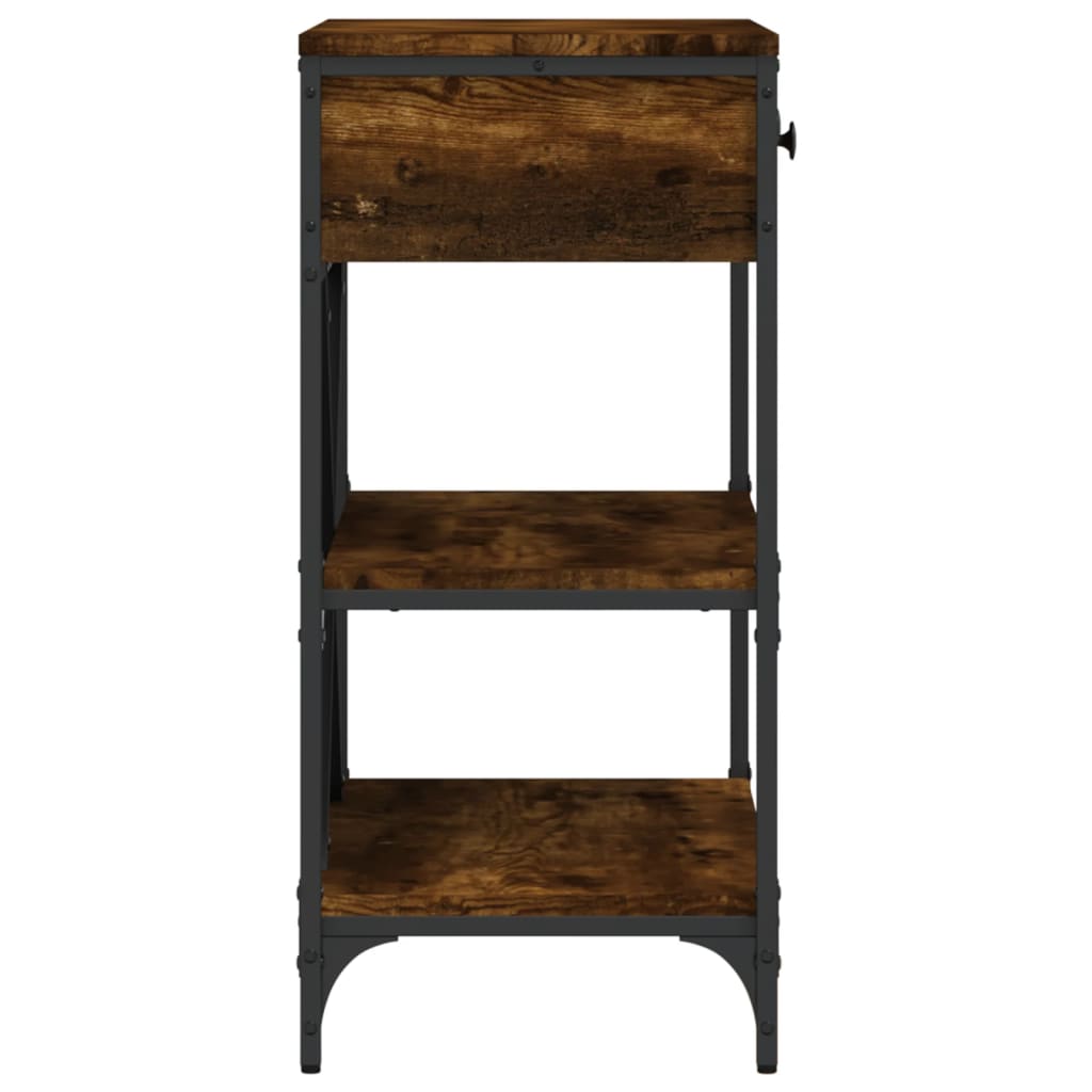 Avlastningsbord Konsollbord Sonoma Eik 75x34,5x75 cm