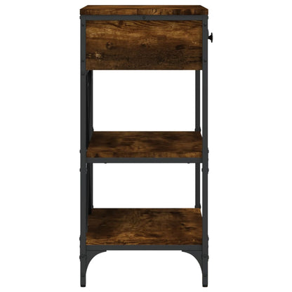 Avlastningsbord Konsollbord Sonoma Eik 75x34,5x75 cm