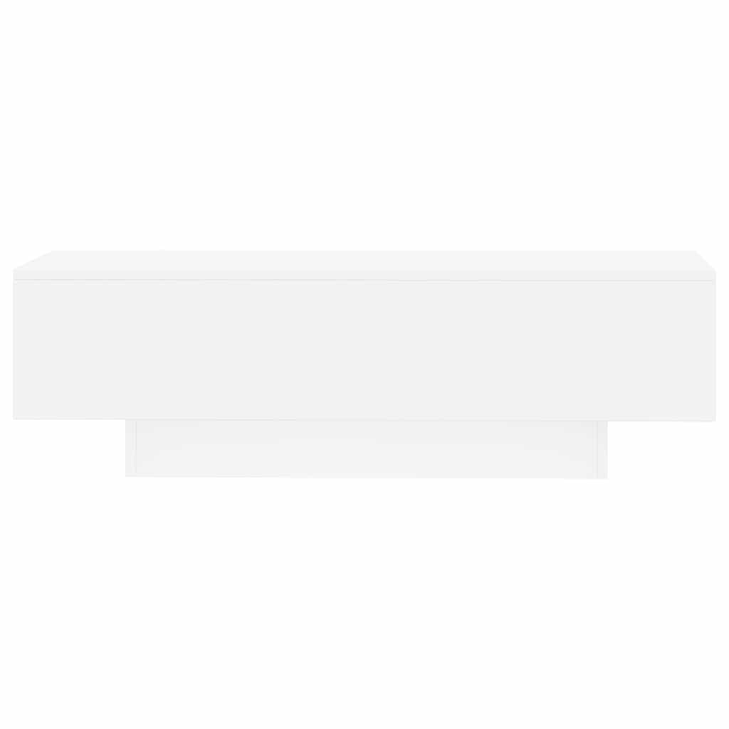 Salongbord Sofabord Hvit 100x49,5x31 cm