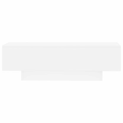 Salongbord Sofabord Hvit 100x49,5x31 cm